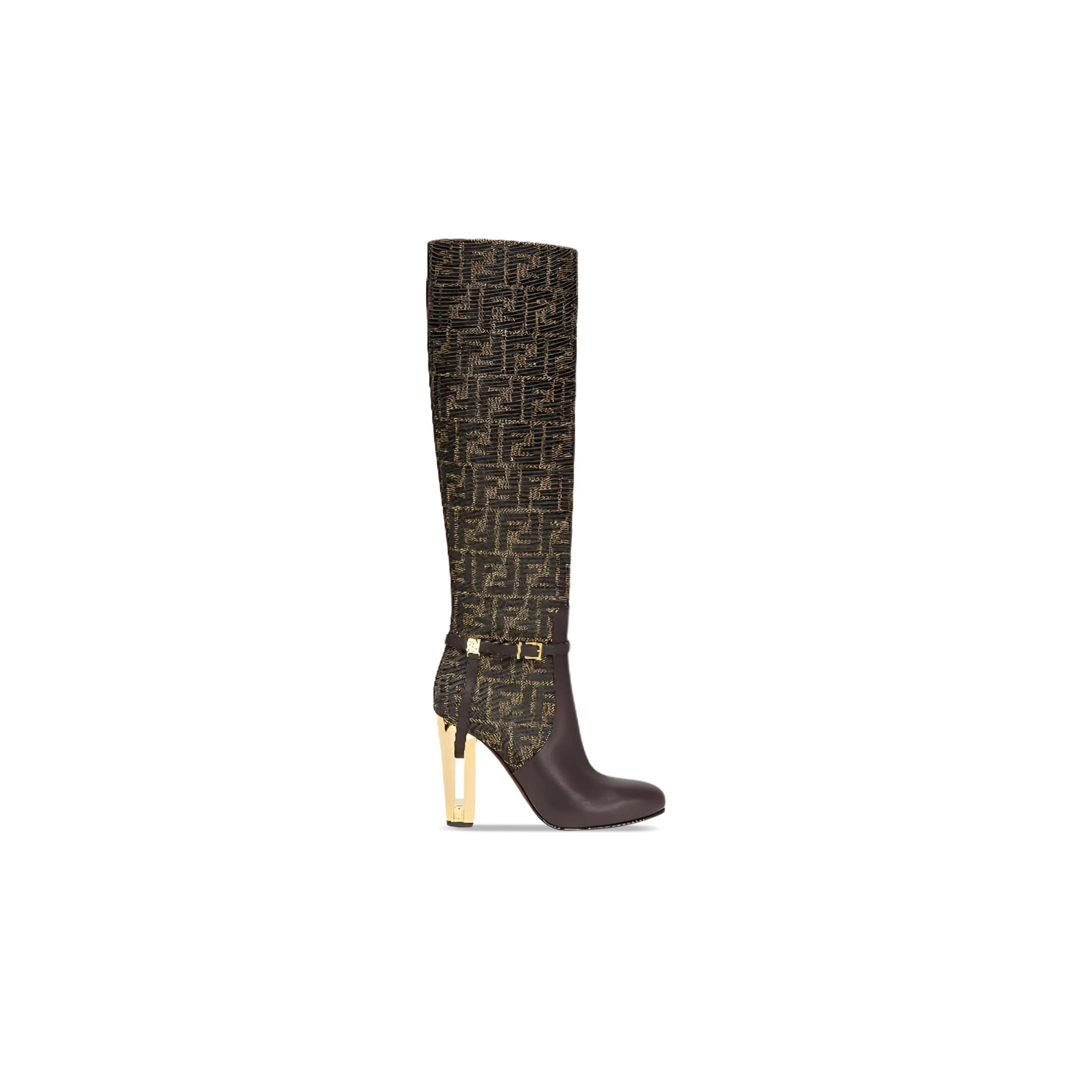 F**di roma boots brown 8w8440ajzff1d1c